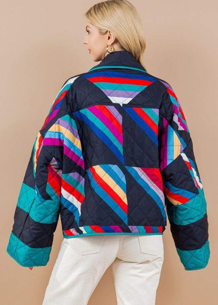 Aloïse - Veste Matelassée Patchwork