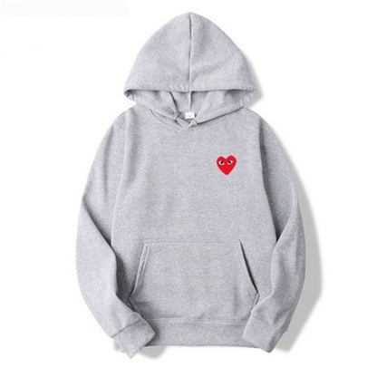Loua - Sweat à Capuche Pour Eemme Coton Imprimé Avec Couleur Unie