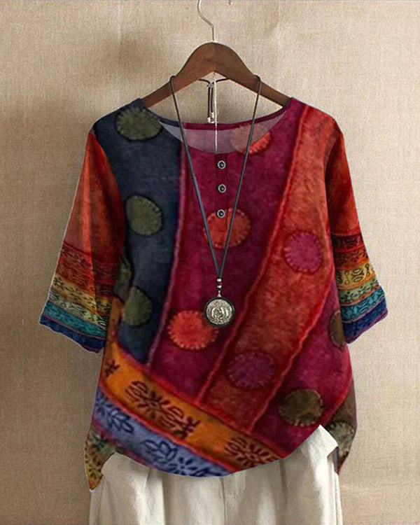 Alyssa - Blouse boho joyeuse pour un look d'été