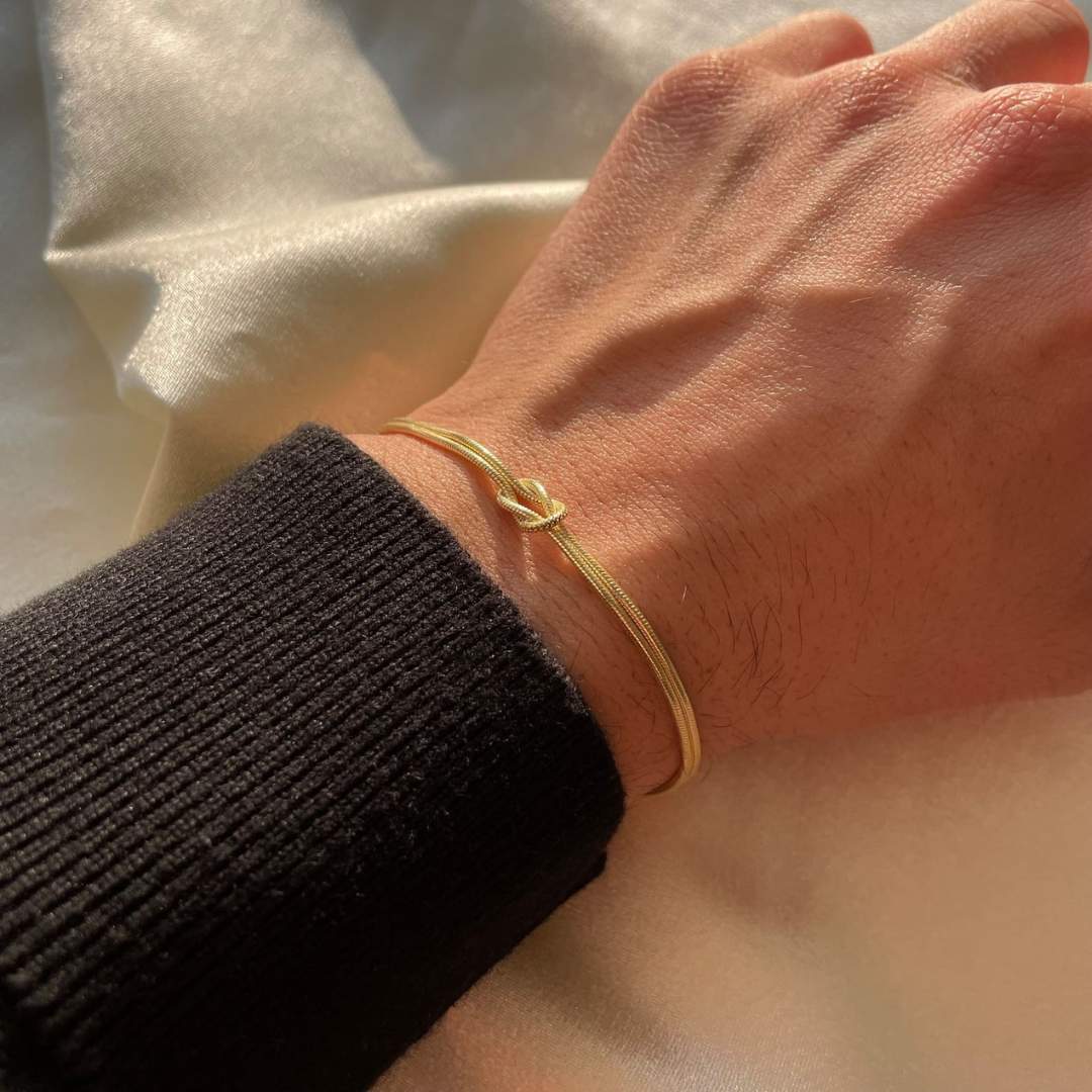 Vahla - Bracelet Nœud Minimaliste