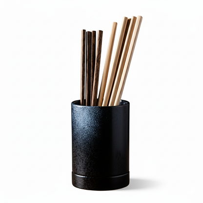 ClayAura - Porte-Couverts en Céramique Fait Main