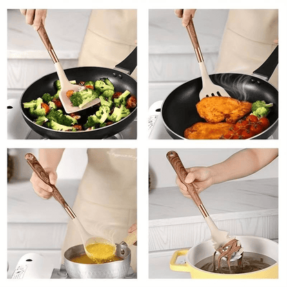 Auralis - Ensemble de cuisine en silicone de luxe – 10 pièces