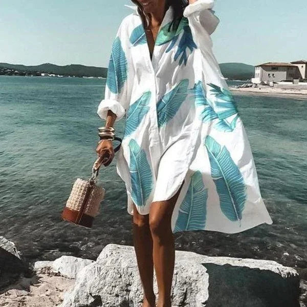 Alma - Robe Chemise de Plage Tendance et Légère
