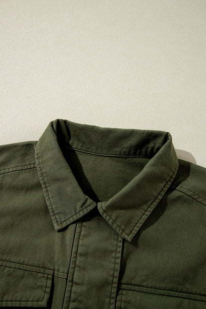 Emma - Veste décontractée verte olive
