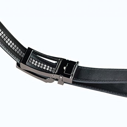 Nick - Ceinture Confort Click en Cuir à Réglage Micro pour Toutes les Tailles