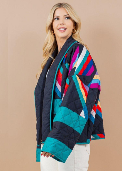 Aloïse - Veste Matelassée Patchwork
