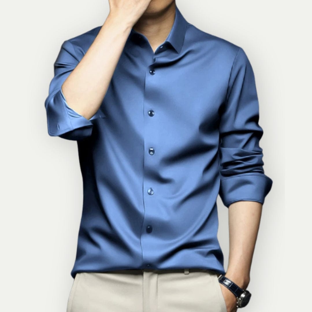 Gérard - Chemise Homme Sans Repassage et Anti-Rides Pratique Confortable et Stylée