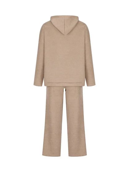 Gildas - Ensemble hoodie rayé de luxe pour femme