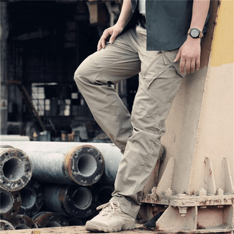Antoine - Pantalon cargo 100 % imperméable pour la randonnée et le sport avec poches