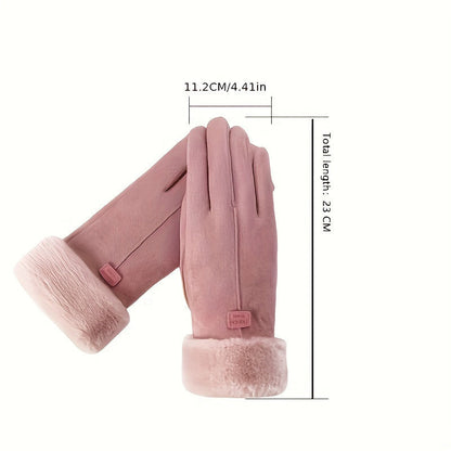 Églantie - Gants en Peluche Chaleureux
