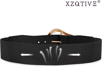 Margaux - Ceinture élastique large avec design abstrait pour femmes