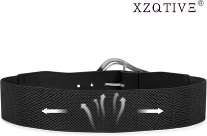 Margaux - Ceinture élastique large avec design abstrait pour femmes