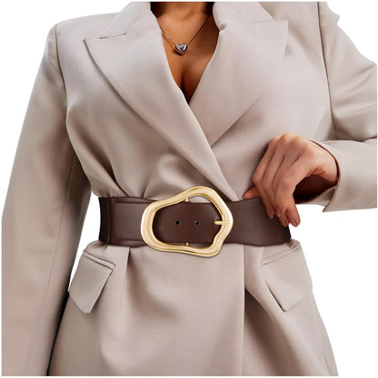 Margaux - Ceinture élastique large avec design abstrait pour femmes