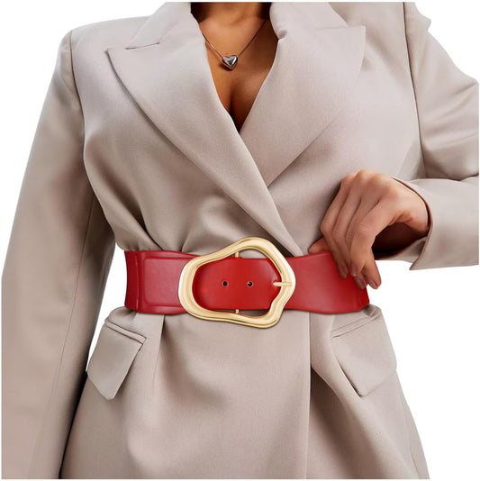 Margaux - Ceinture élastique large avec design abstrait pour femmes