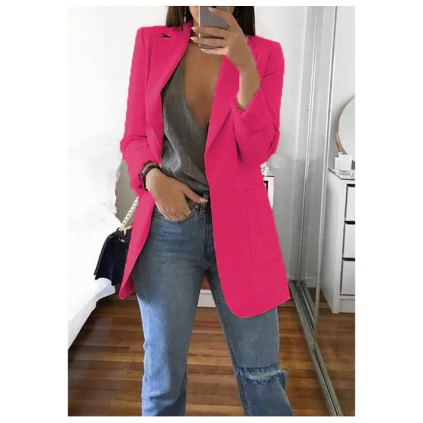 Ceri - Blazer à Manches Longues pour Femme