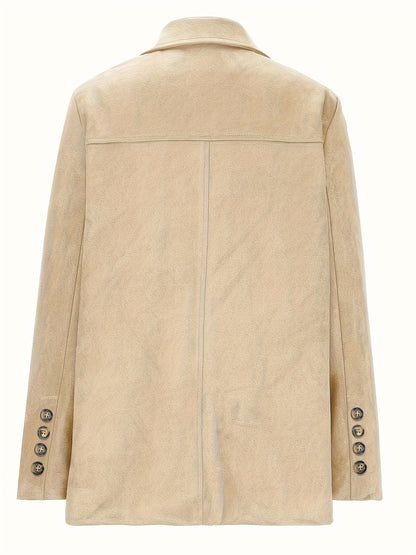 Lyra - Veste Classique Vintage en Daim