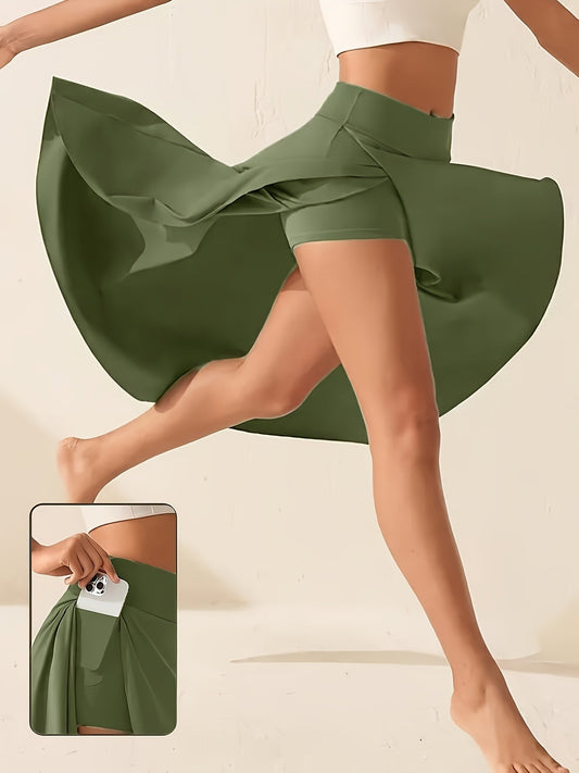 Louna - Jupe Short avec Poches pour l'Été