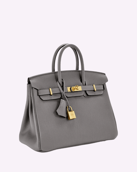 Salomé - Mirabella – Sac de Luxe Subtil en Cuir Végan aux Détails Dorés, Couleurs Unies