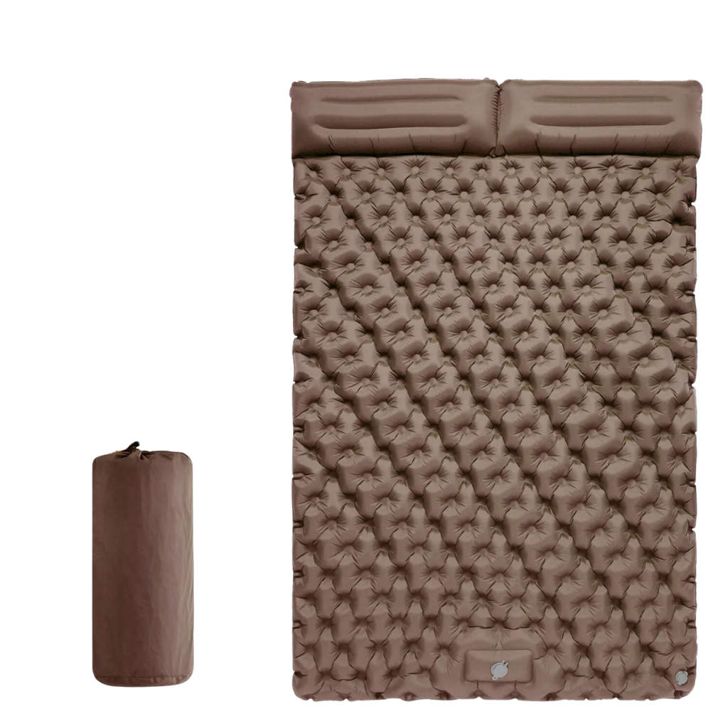Elowen - NaturVibes le Matelas Gonflable le Plus Compact pour le Camping 2 Personnes