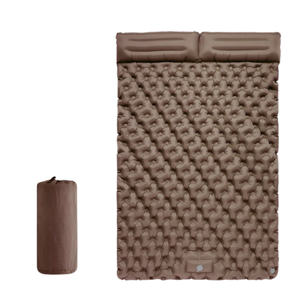 Elowen - NaturVibes le Matelas Gonflable le Plus Compact pour le Camping 2 Personnes