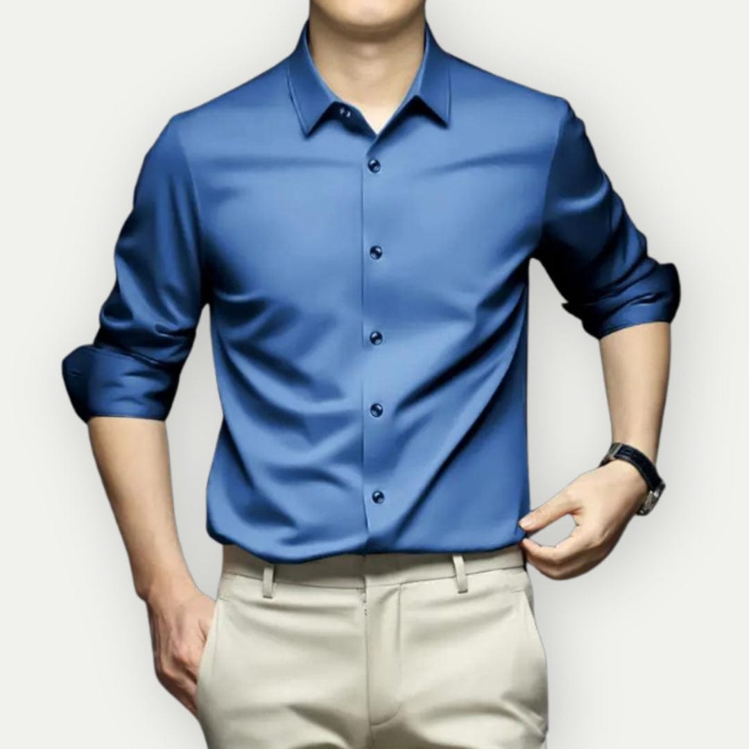 Gérard - Chemise Homme Sans Repassage et Anti-Rides Pratique Confortable et Stylée