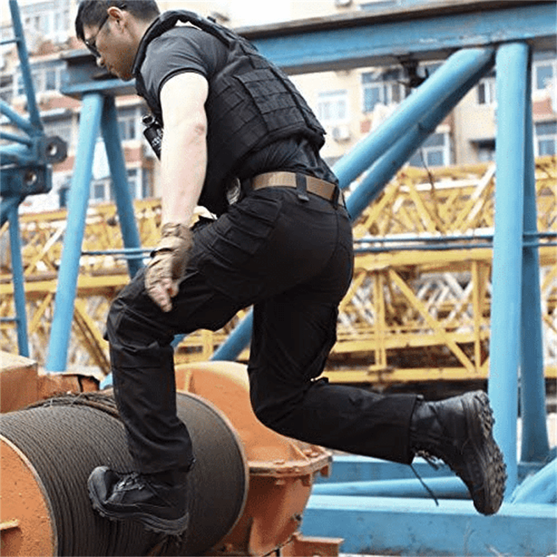 Antoine - Pantalon cargo 100 % imperméable pour la randonnée et le sport avec poches