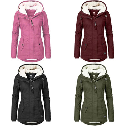 Jonny - Parka Hiver à Capuche pour Femme