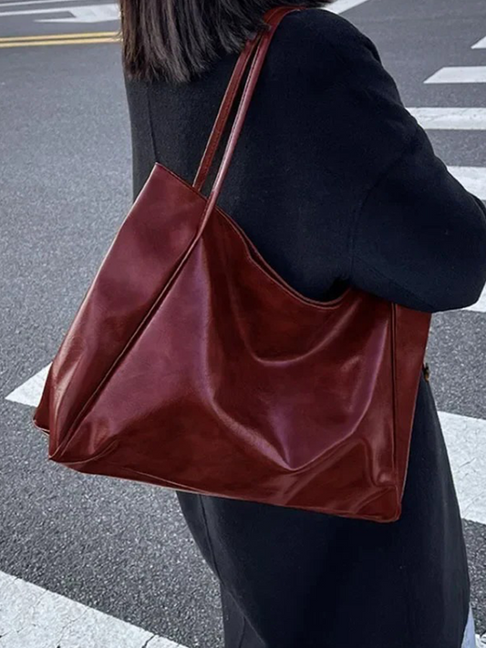 Sibylle - Grand Sac à Main en Cuir pour Femme