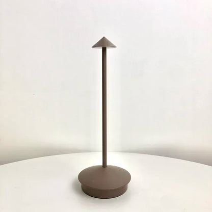 ArrowGlow - Lampe de table sans fil longue et effilée avec 3 couleurs de lumière, commande tactile et design moderne