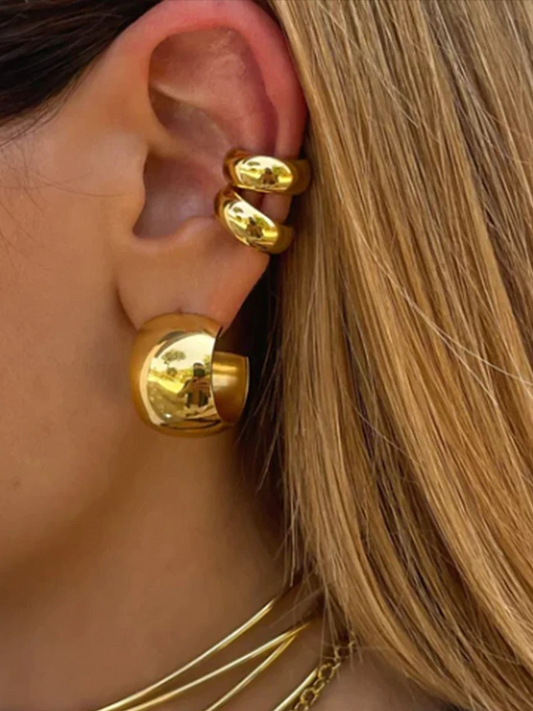 Phaedra - Ear Cuff Chunky Or