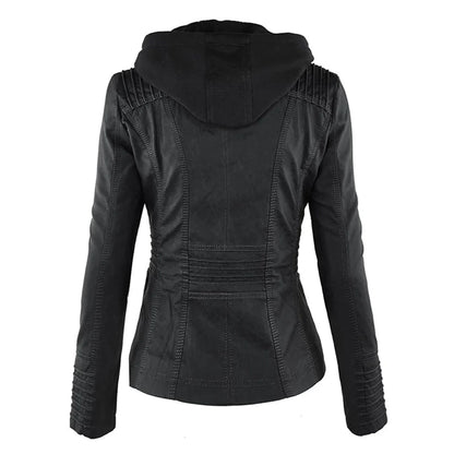 Gérard - Veste de Moto Stylée avec Capuche