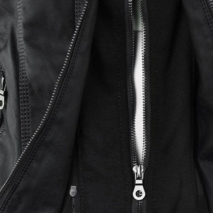 Gérard - Veste de Moto Stylée avec Capuche