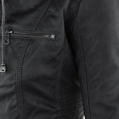 Gérard - Veste de Moto Stylée avec Capuche