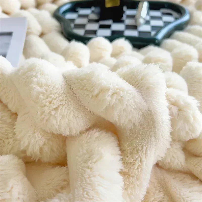 Couverture - Maxi en Peluche de CozyCouture Pour un Confort Luxueux et une Chaleur Ultime Pour le lit ou le Canapé