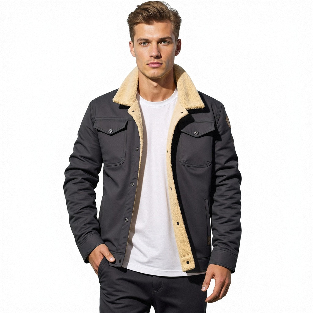 Maxwell - Veste pour Homme Doublée Sherpa