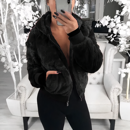 Reese - Veste Bomber en Fausse Fourrure Pour un Confort élégant
