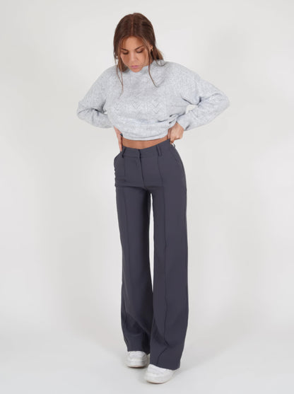 Léonie - Pantalon Droit Élégant
