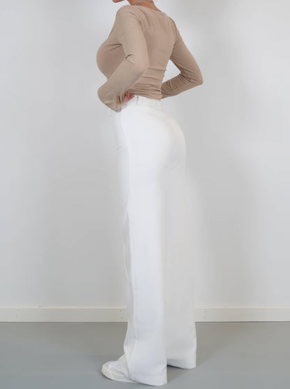 Léonie - Pantalon Droit Élégant