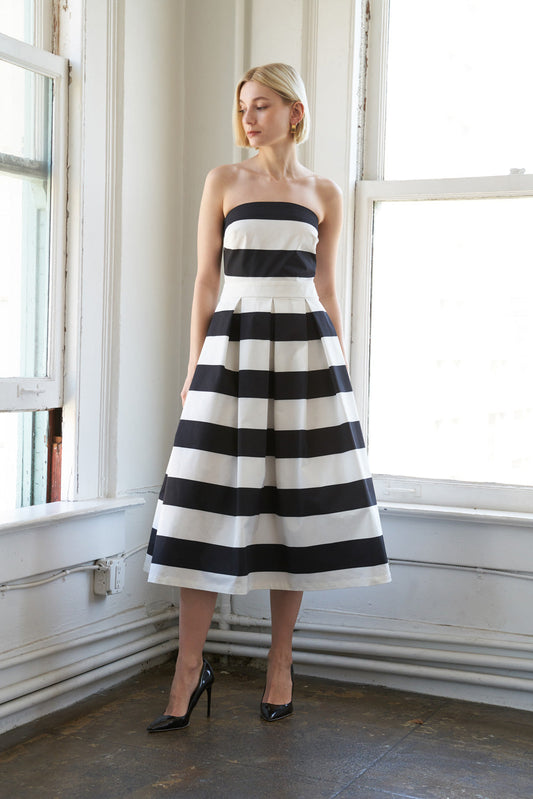 Ella – Robe Midi Tissée