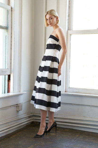 Ella – Robe Midi Tissée