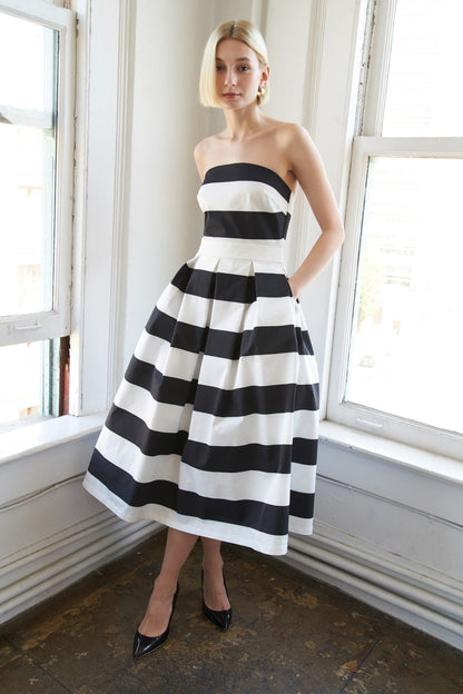 Ella – Robe Midi Tissée