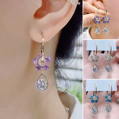 Anaïs - Boucles d'oreilles en cristal | 1+1 GRATUIT