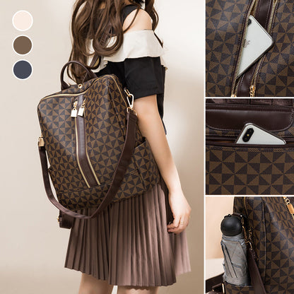 Ava - Ensemble Élégant Antivol à Deux Pièces avec Sac à Dos Convertible et Porte-monnaie au Design Chic