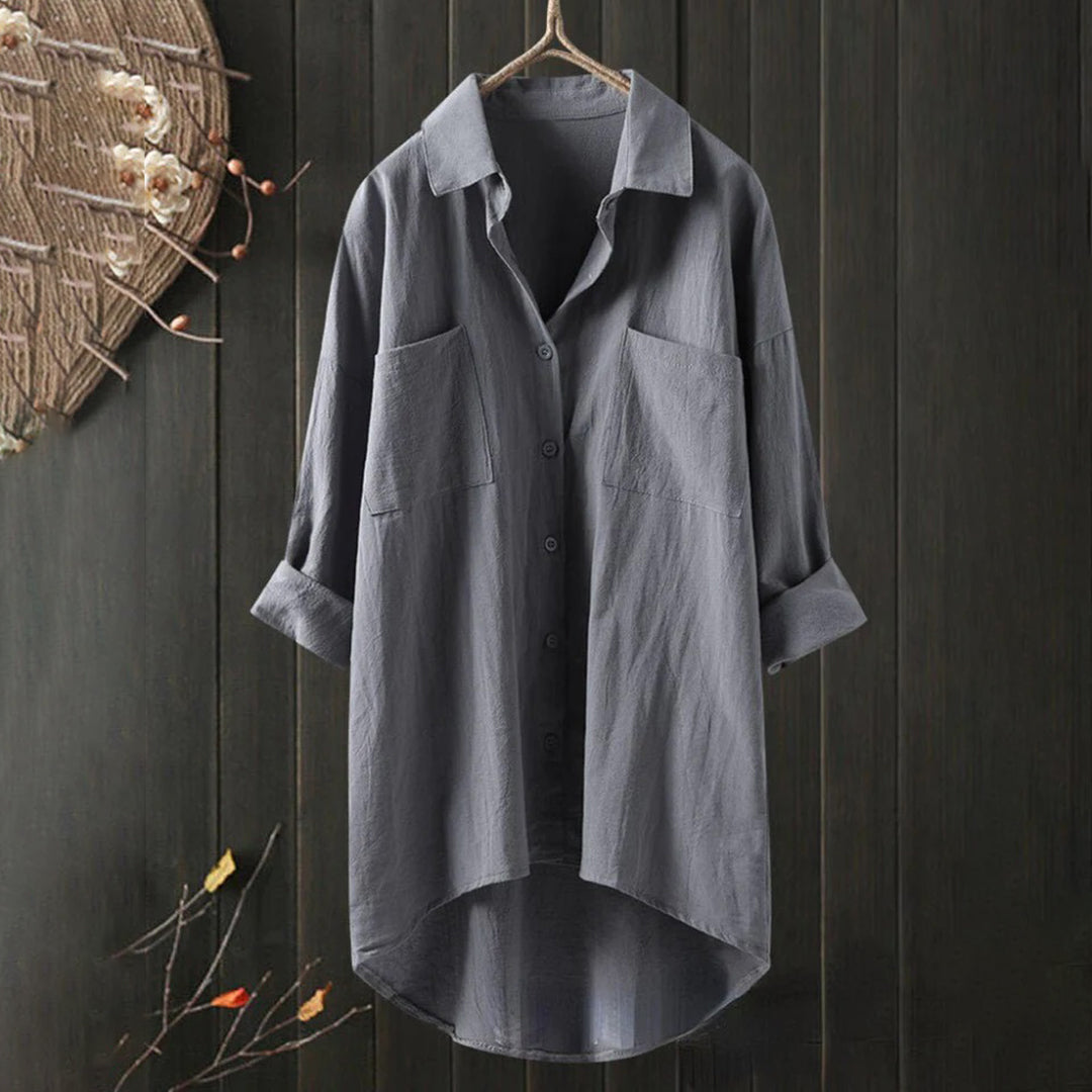 Ava - Chemise Oversize à Boutons