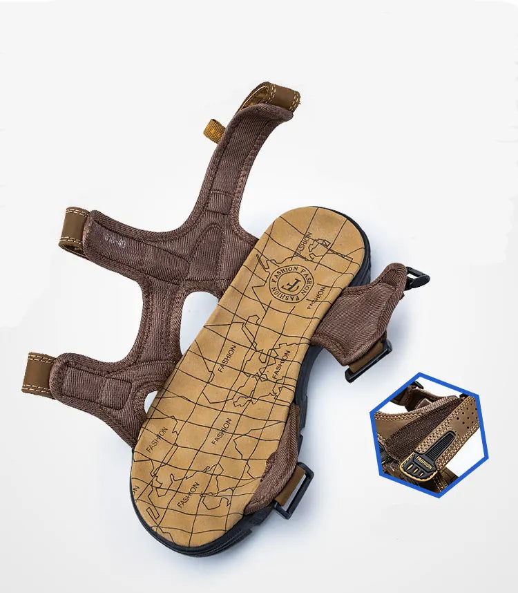 Gabriel - Sandales orthopédiques à velcro pour hommes et femmes