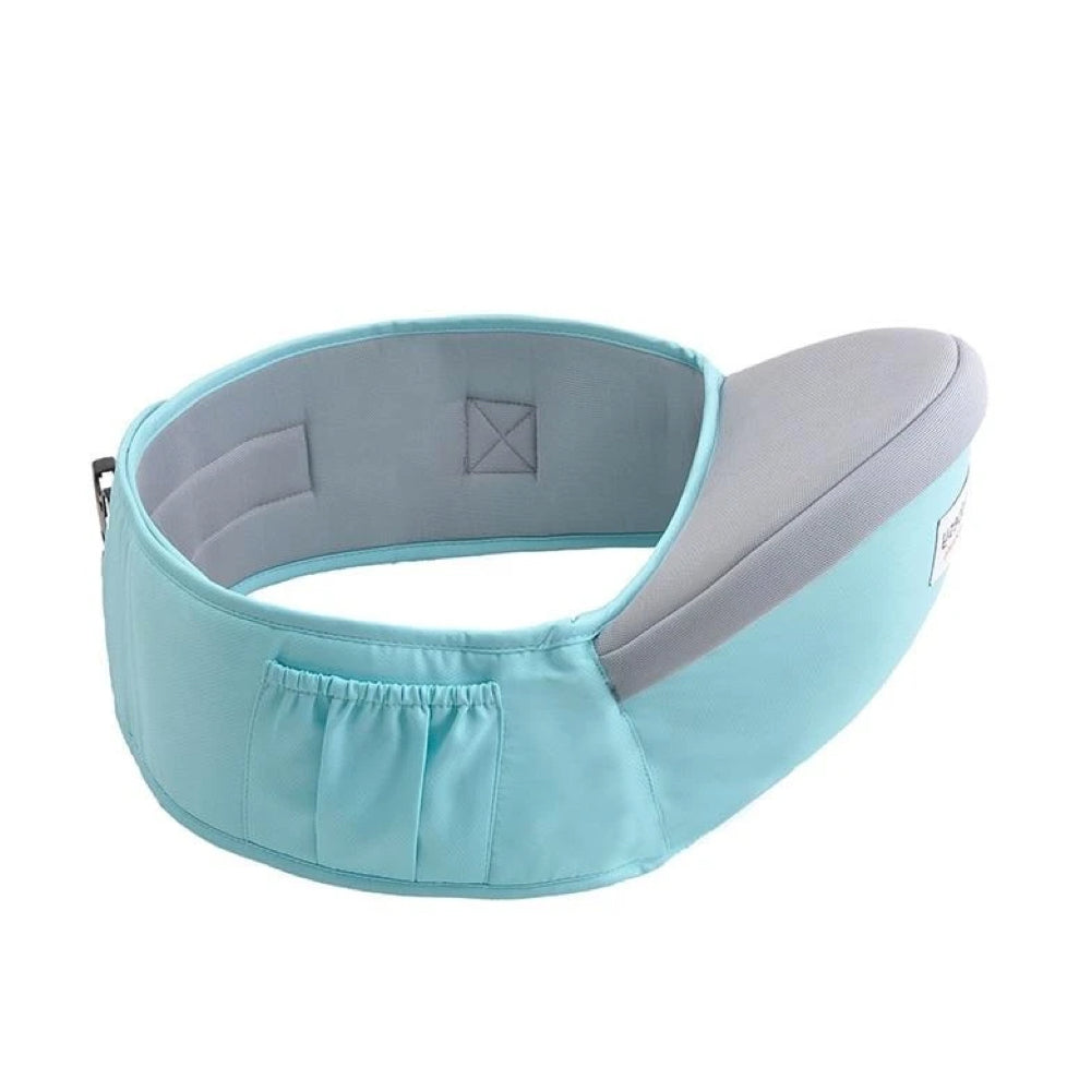 porte-bébé ergonomique avec velcro et poches latérales pour les tout-petits et les enfants d'âge préscolaire