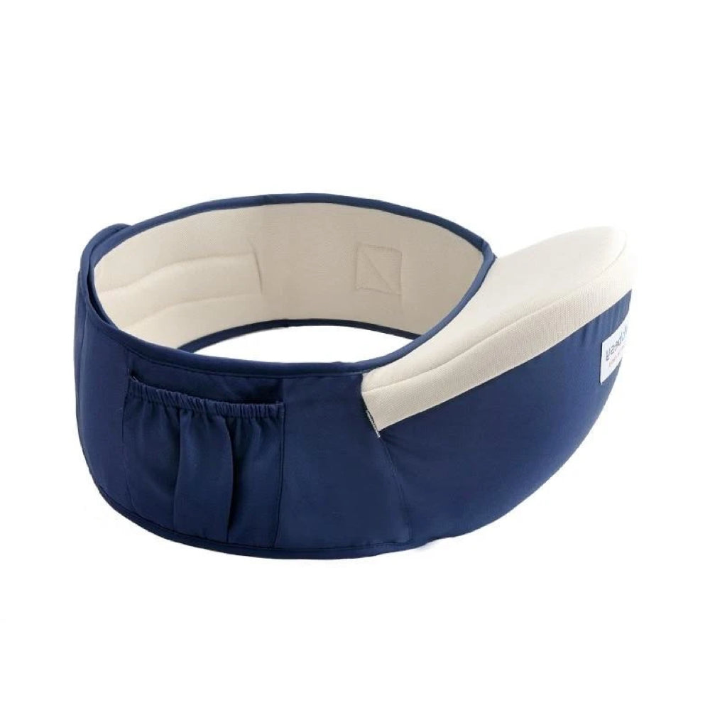 porte-bébé ergonomique avec velcro et poches latérales pour les tout-petits et les enfants d'âge préscolaire