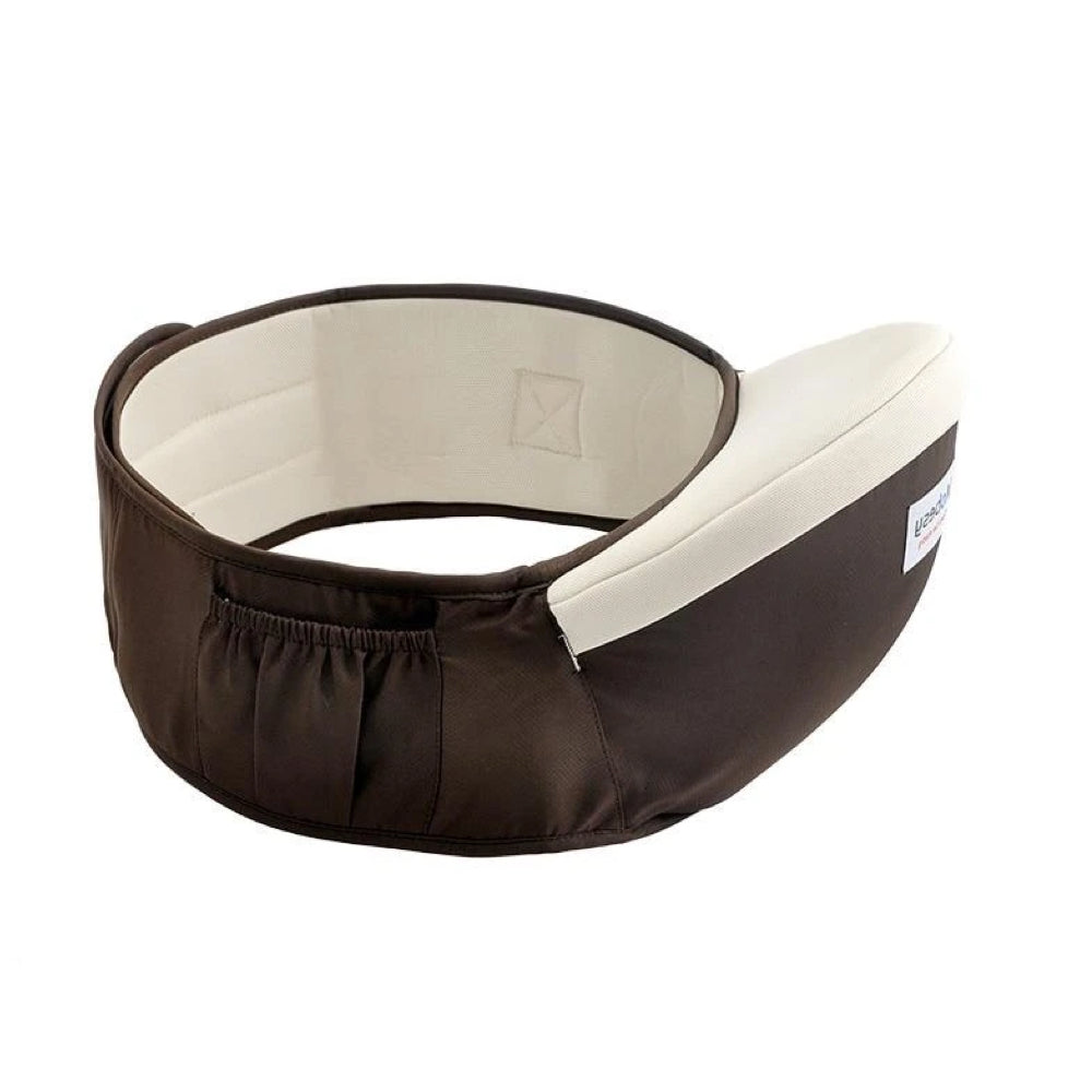 porte-bébé ergonomique avec velcro et poches latérales pour les tout-petits et les enfants d'âge préscolaire