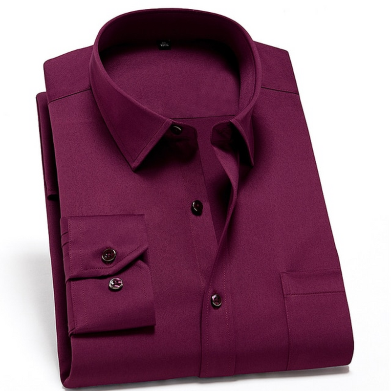 Julien - Chemise Homme Levi Stretch Confort Résistante aux Rides