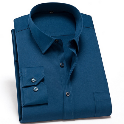 Julien - Chemise Homme Levi Stretch Confort Résistante aux Rides